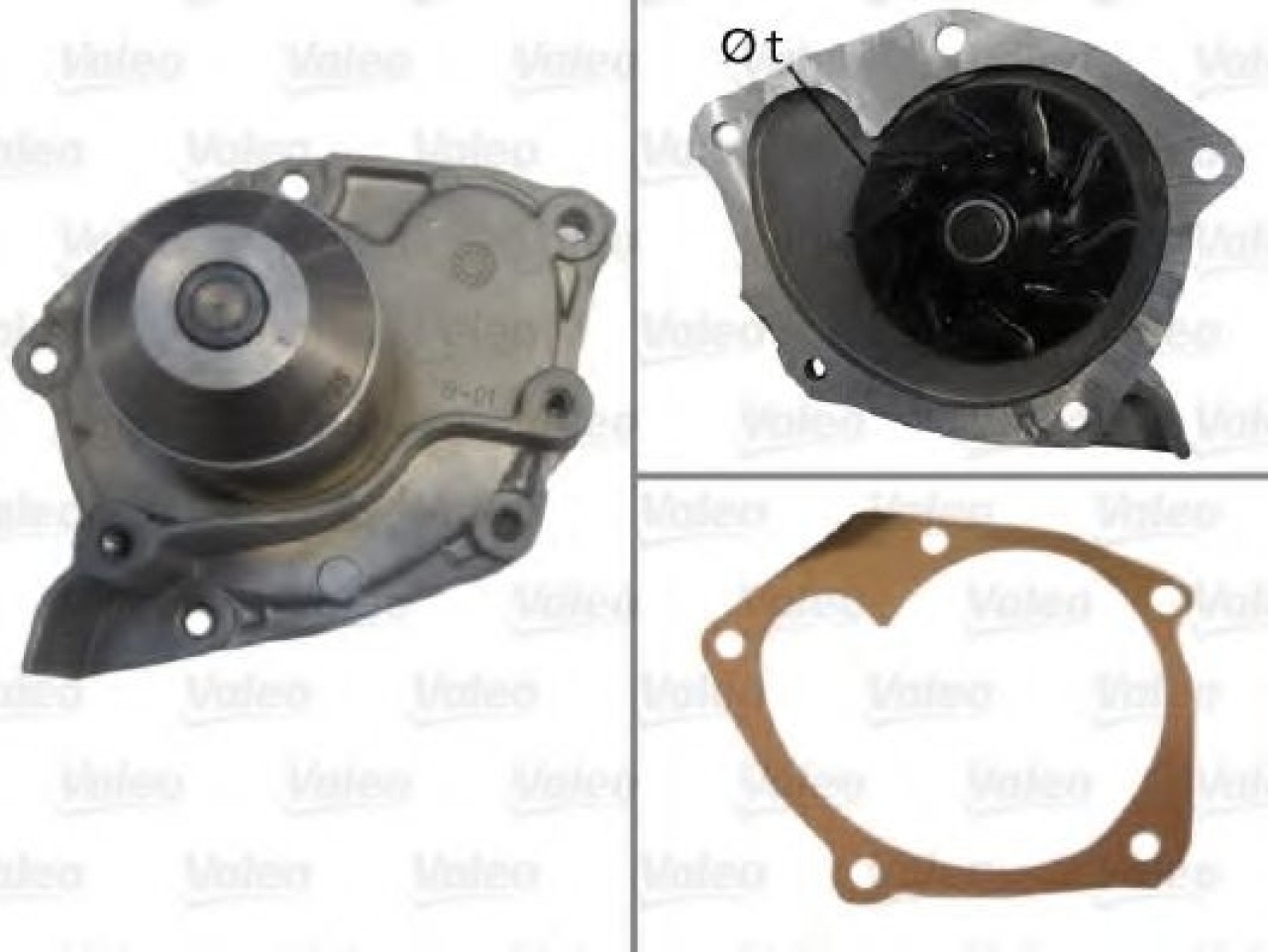 Pompa apa RENAULT GRAND SCENIC II (JM0/1) (2004 - 2016) VALEO 506725 piesa NOUA