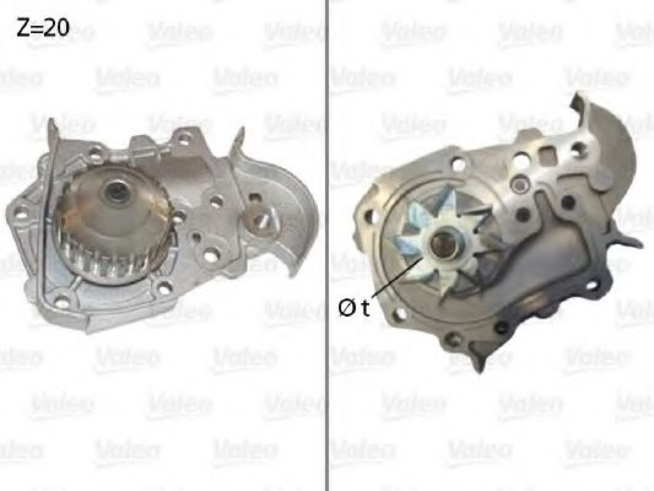 Pompa apa RENAULT MEGANE I Break (KA0/1) (1999 - 2003) VALEO 506573 piesa NOUA