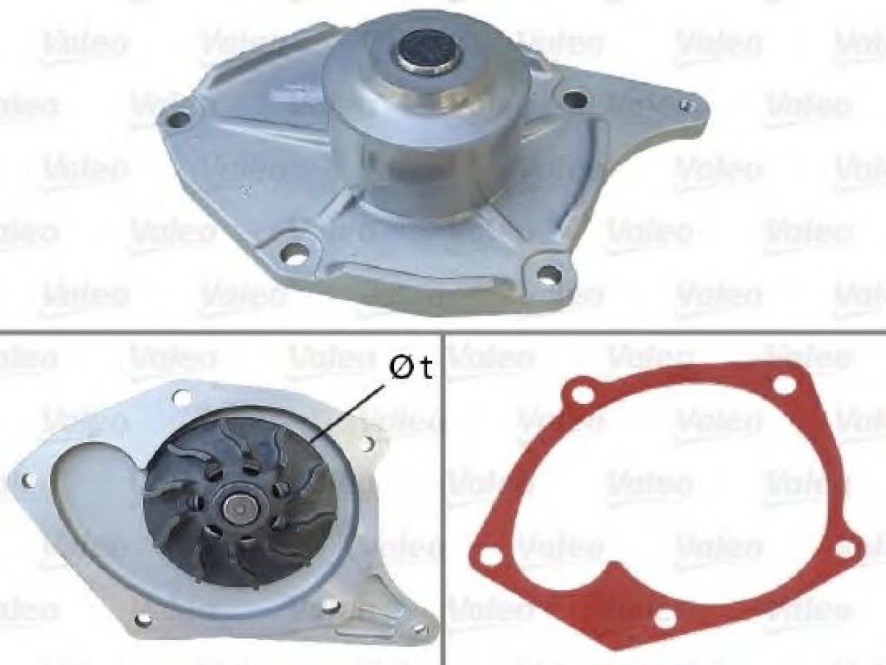 Pompa apa RENAULT MEGANE II (BM0/1, CM0/1) (2002 - 2011) VALEO 506674 piesa NOUA