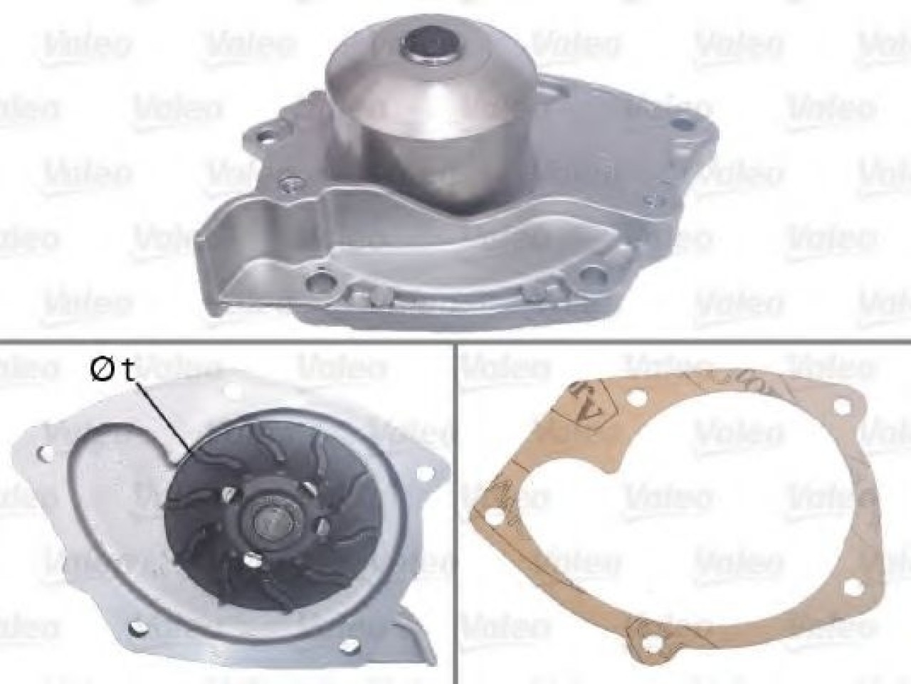 Pompa apa RENAULT MEGANE II (BM0/1, CM0/1) (2002 - 2011) VALEO 506698 piesa NOUA