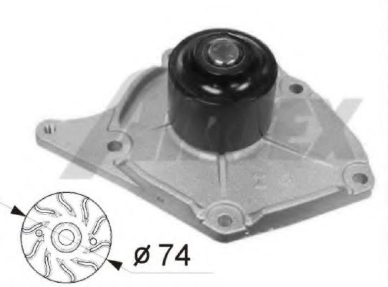 Pompa apa RENAULT TWINGO II (CN0) (2007 - 2014) AIRTEX 1746 piesa NOUA