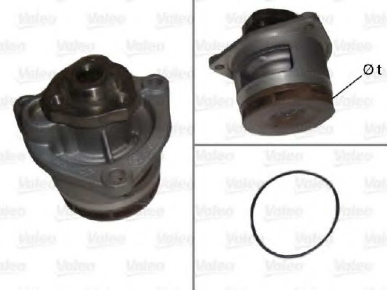 Pompa apa SAAB 9-5 Combi (YS3E) (1998 - 2009) VALEO 506657 piesa NOUA