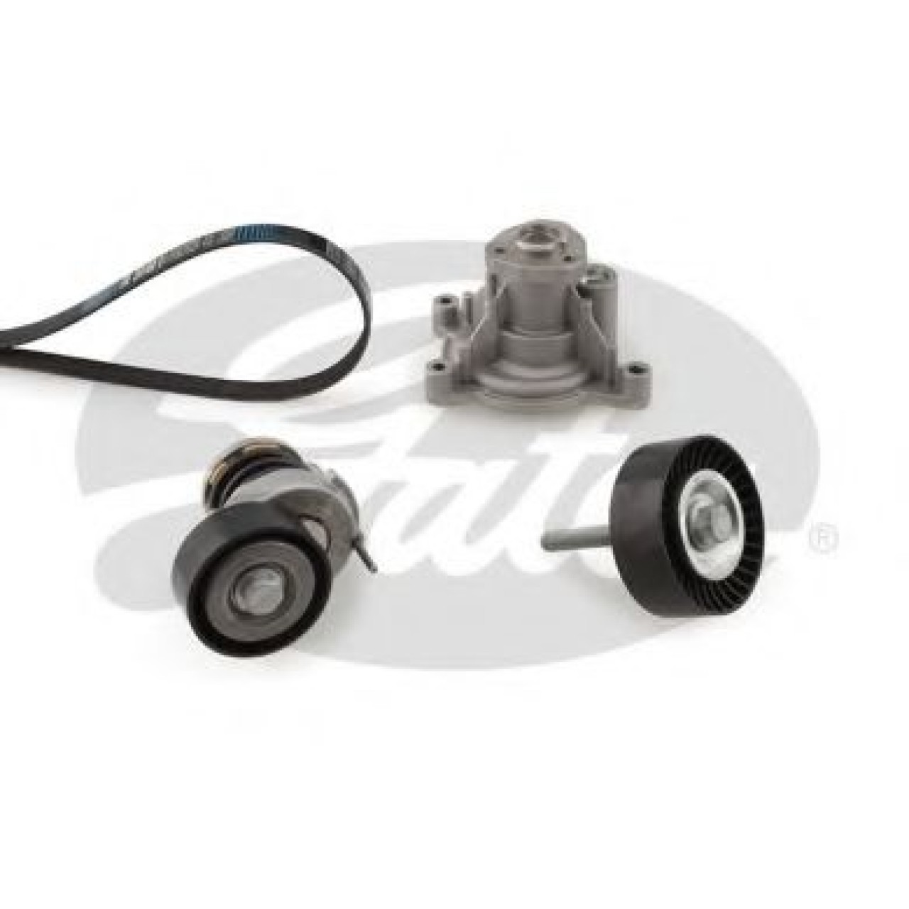 Pompa apa + Set curea transmisie cu caneluri SEAT LEON (1P1) (2005 - 2012) GATES KP76PK1735 piesa NOUA