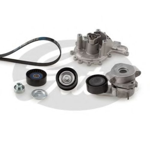 Pompa apa + Set curea transmisie cu caneluri PEUGEOT BOXER caroserie (2006 - 2016) GATES KP26PK1670 ...