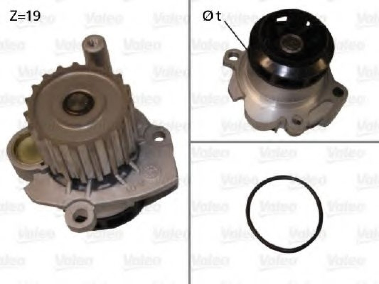Pompa apa SKODA FABIA I (6Y2) (1999 - 2008) VALEO 506701 piesa NOUA