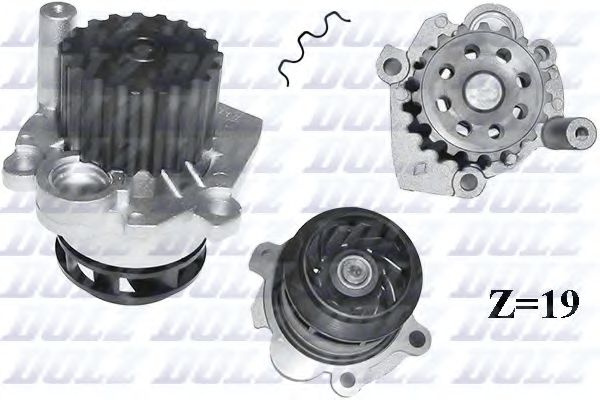 Pompa apa SKODA SUPERB II Combi (3T5) (2009 - 2015) DOLZ A249 piesa NOUA