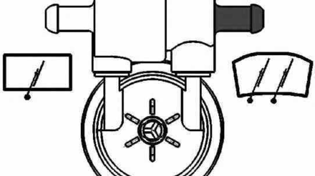 pompa apa spalator parbriz FIAT PUNTO Van 176L HELLA 8TW 005 206-011