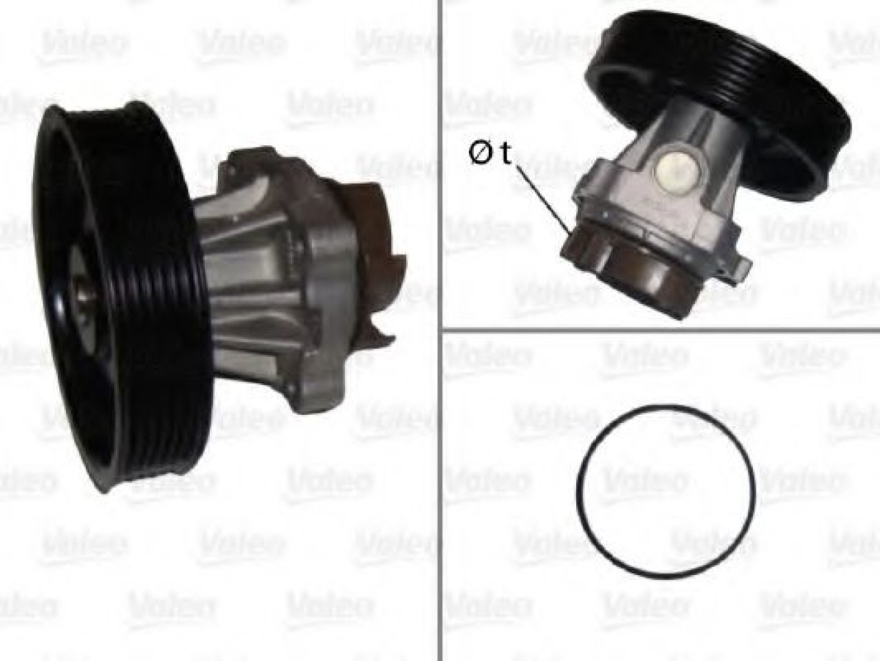 Pompa apa SUZUKI SPLASH (2008 - 2016) VALEO 506716 piesa NOUA