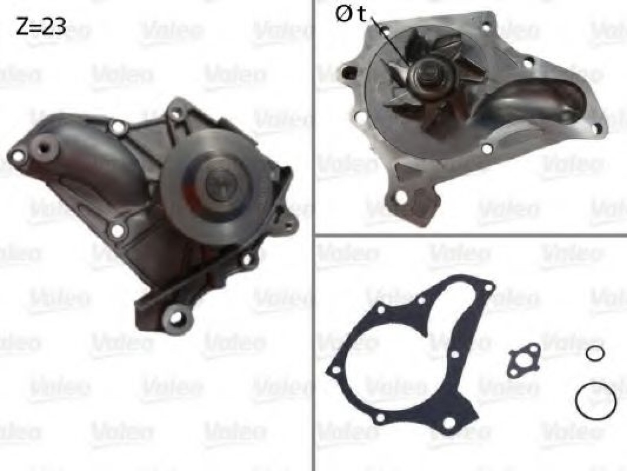Pompa apa TOYOTA RAV 4 I (SXA1) (1994 - 2000) VALEO 506624 piesa NOUA
