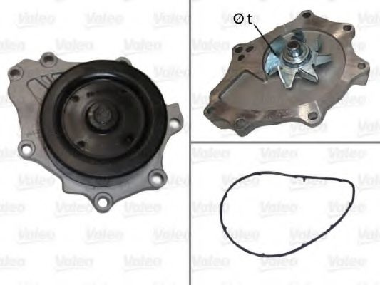 Pompa apa TOYOTA RAV 4 III (ACA3, ACE, ALA3, GSA3, ZSA3) (2005 - 2016) VALEO 506905 piesa NOUA