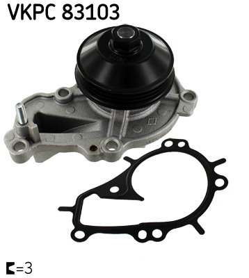 Pompa apa (VKPC83103 SKF) Citroen,DS,FIAT,OPEL,PEUGEOT,TOYOTA,VAUXHALL
