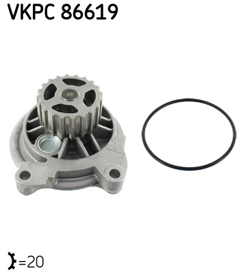Pompa apa (VKPC86619 SKF) AUDI,VW