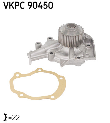Pompa apa (VKPC90450 SKF) CHEVROLET,DAEWOO