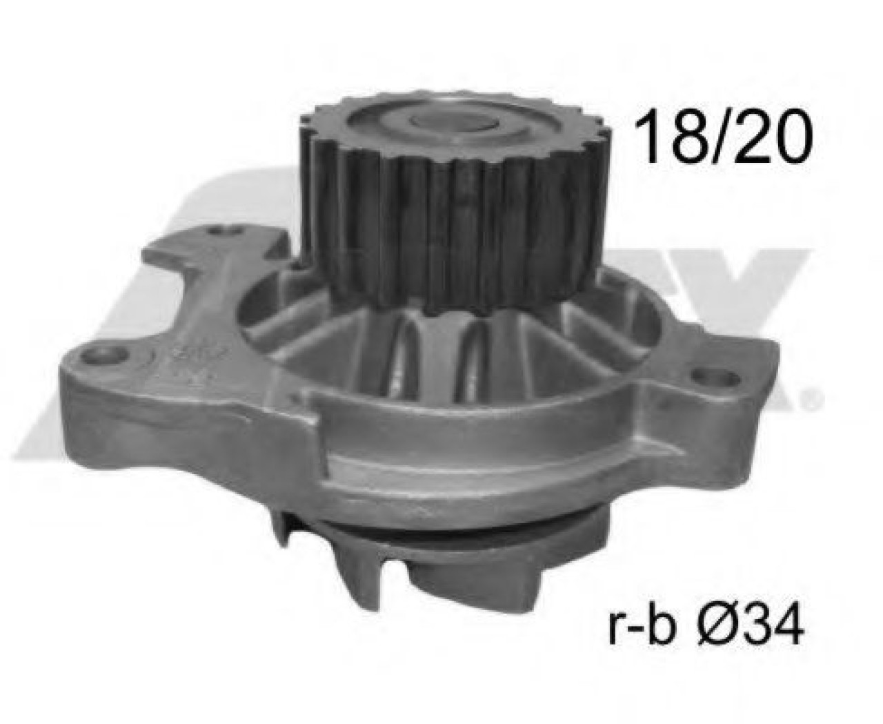 Pompa apa VW CRAFTER 30-50 caroserie (2E) (2006 - 2016) AIRTEX 9274R piesa NOUA