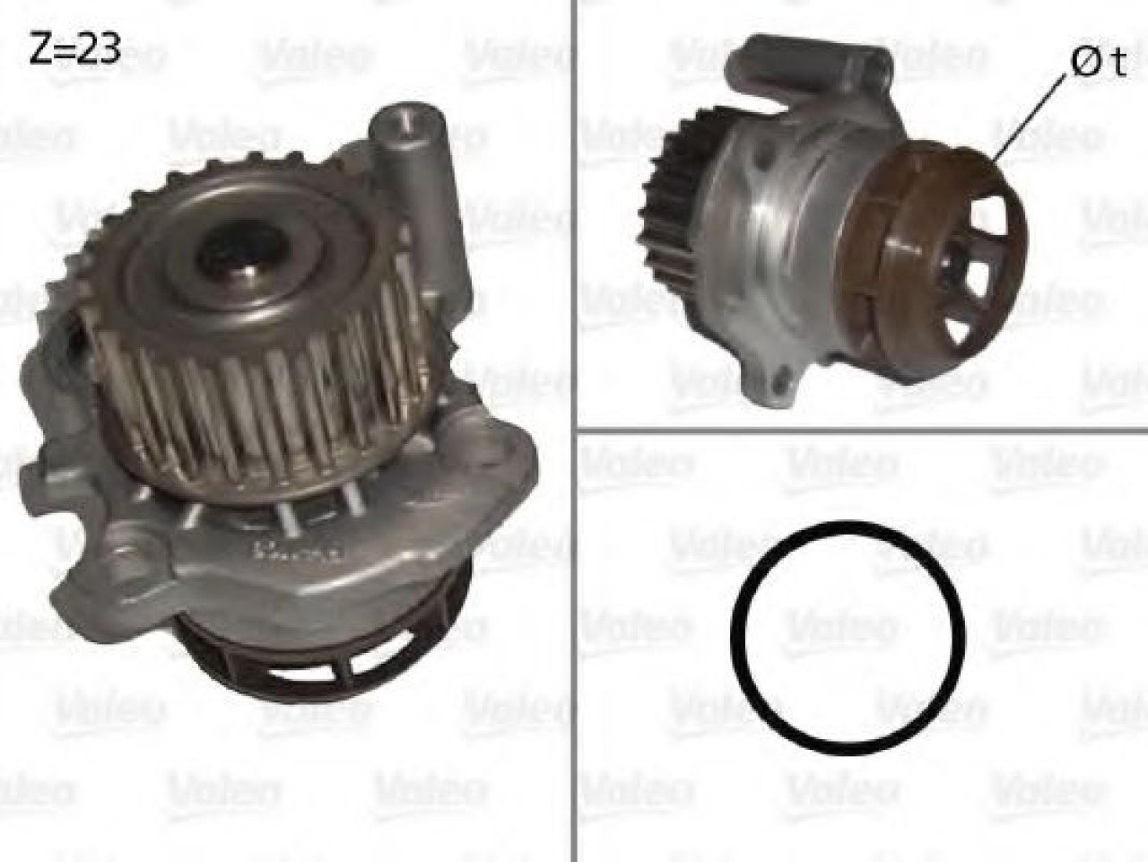 Pompa apa VW GOLF V Variant (1K5) (2007 - 2009) VALEO 506876 piesa NOUA