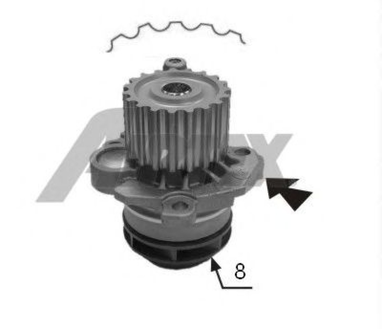 Pompa apa VW PASSAT CC (357) (2008 - 2012) AIRTEX 1998 piesa NOUA