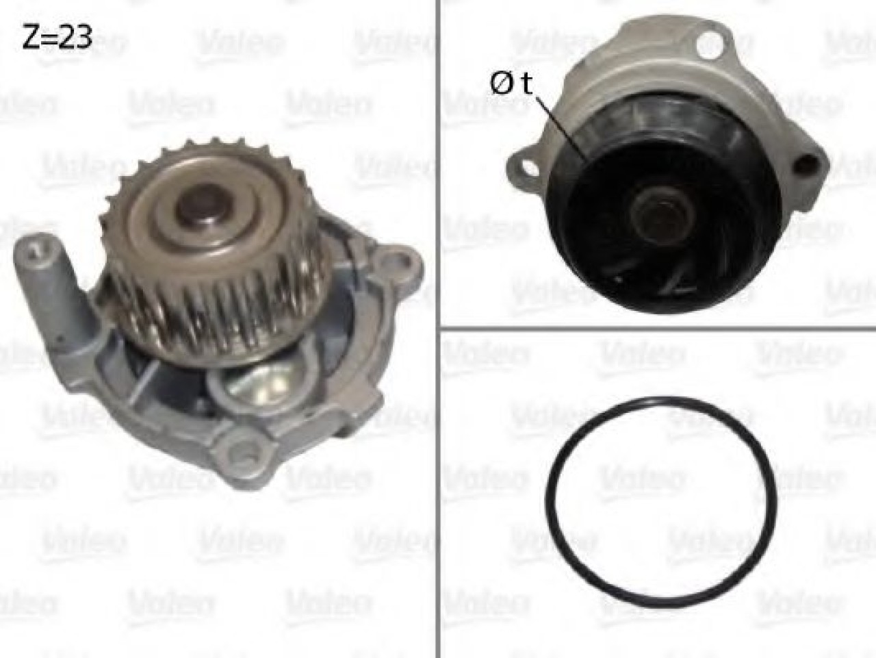 Pompa apa VW PASSAT Variant (3B6) (2000 - 2005) VALEO 506790 piesa NOUA