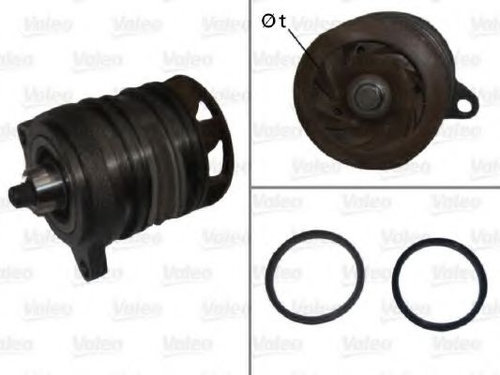Pompa apa VW TRANSPORTER V caroserie (7HA, 7HH, 7EA, 7EH) (2003 - 2016) VALEO 506726 piesa NOUA