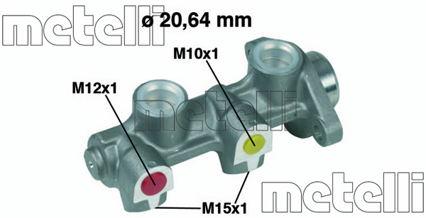 Pompa centrala, frana (050180 MET) OPEL,VAUXHALL