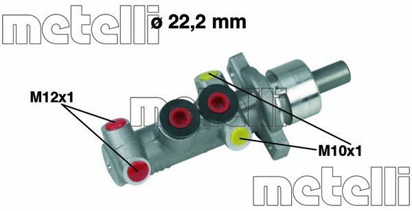 Pompa centrala, frana (050310 MET) NISSAN,RENAULT