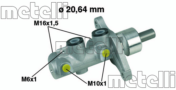 Pompa centrala, frana (050346 MET) HYUNDAI
