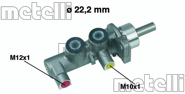 Pompa centrala, frana (050380 MET) OPEL,VAUXHALL
