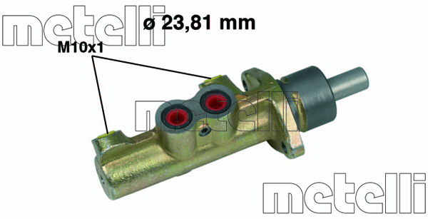 Pompa centrala, frana (050411 MET) Citroen,FIAT,LANCIA,PEUGEOT