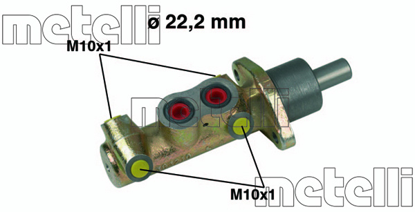 Pompa centrala, frana (050442 MET) FIAT