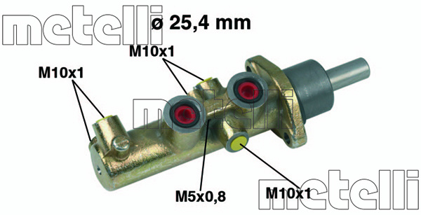 Pompa centrala, frana (050446 MET) Citroen,FIAT,PEUGEOT
