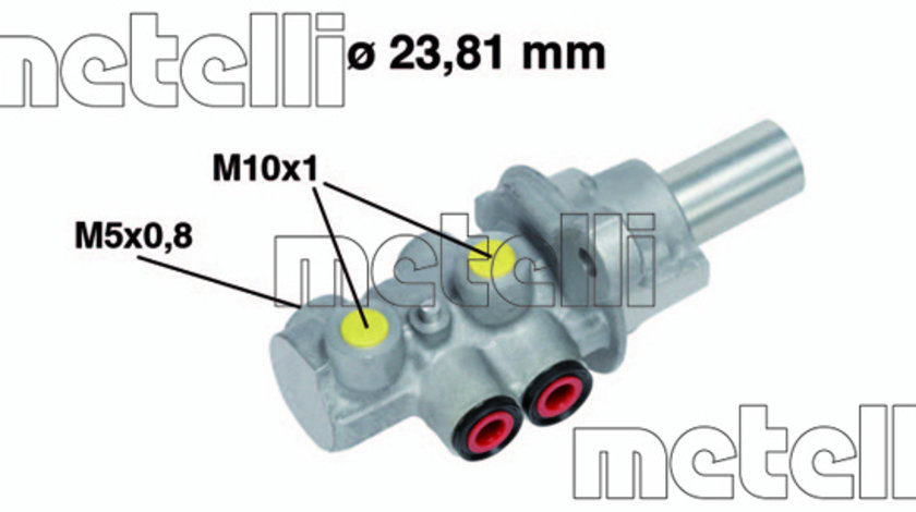 Pompa centrala, frana (050683 MET) CHRYSLER,FIAT,LANCIA