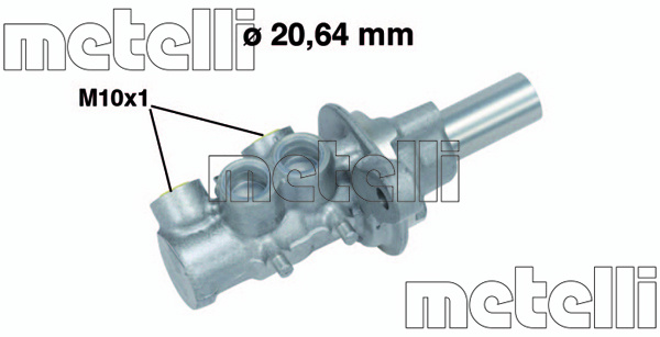 Pompa centrala, frana (050691 MET) Citroen,PEUGEOT,TOYOTA