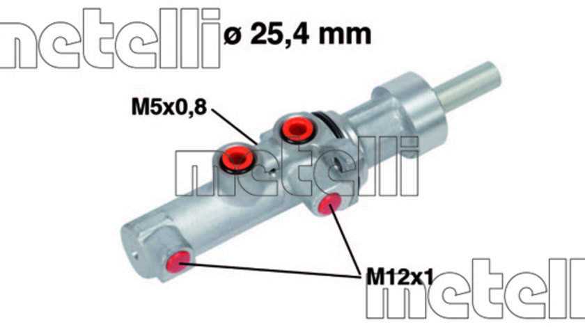 Pompa centrala, frana (050752 MET) MERCEDES-BENZ,VW