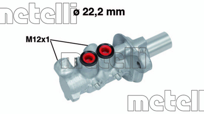 Pompa centrala, frana (050757 MET) OPEL,SUZUKI,VAUXHALL