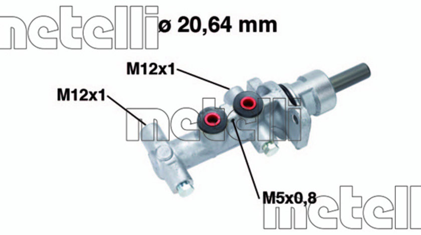 Pompa centrala, frana (050768 MET) NISSAN,OPEL,RENAULT,VAUXHALL