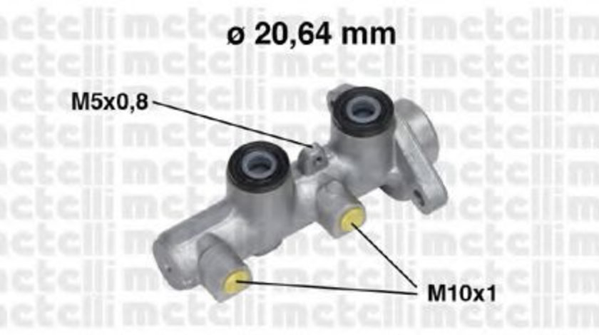 Pompa centrala, frana DAEWOO MATIZ (KLYA) (1998 - 2016) METELLI 05-0514 piesa NOUA