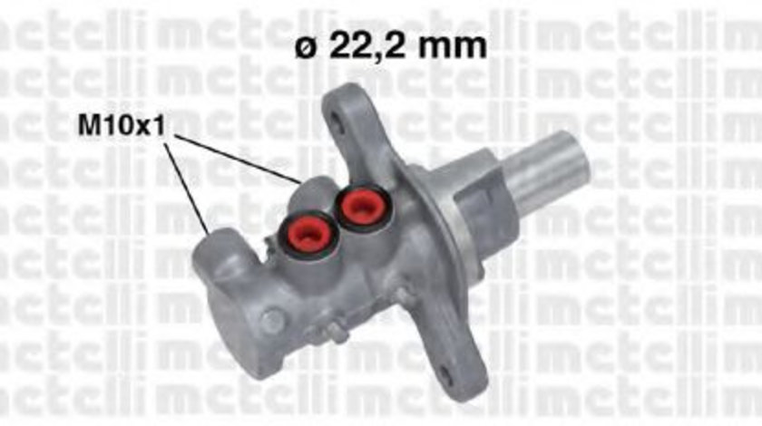 Pompa centrala, frana FIAT GRANDE PUNTO (199) (2005 - 2016) METELLI 05-0675 piesa NOUA