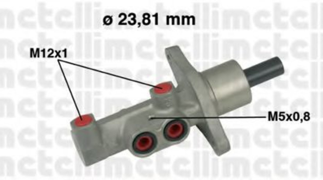 Pompa centrala, frana FORD FOCUS C-MAX (2003 - 2007) METELLI 05-0475 piesa NOUA