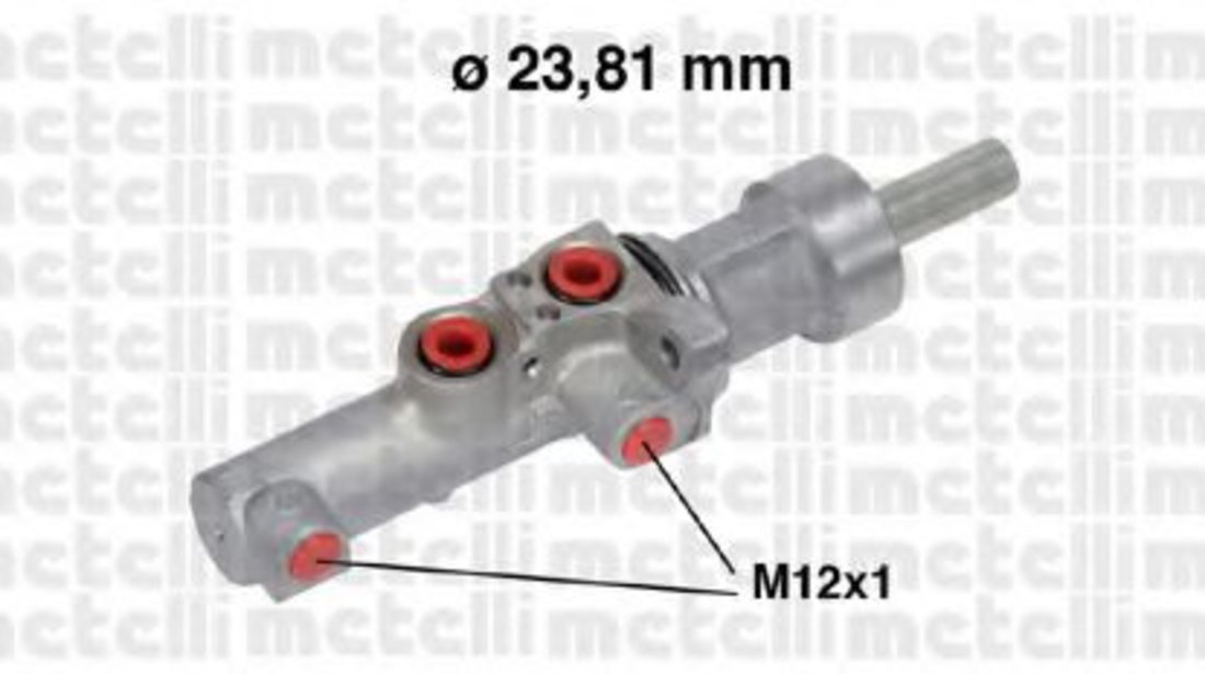 Pompa centrala, frana MERCEDES VITO / MIXTO caroserie (W639) (2003 - 2016) METELLI 05-0550 piesa NOUA