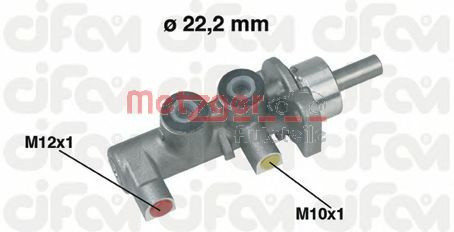 Pompa centrala, frana OPEL COMBO Combi (2001 - 2016) METZGER 202-380 piesa NOUA