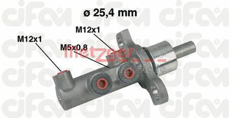 Pompa centrala, frana OPEL VECTRA C GTS (2002 - 2016) METZGER 202-439 piesa NOUA