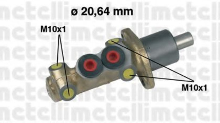 Pompa centrala, frana PEUGEOT 106 I (1A, 1C) (1991 - 1996) METELLI 05-0059 piesa NOUA