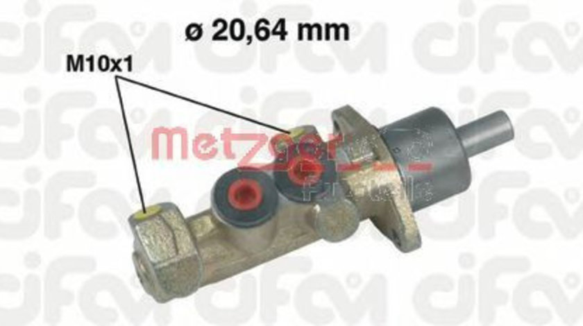 Pompa centrala, frana RENAULT MEGANE I (BA0/1) (1995 - 2004) METZGER 202-242 piesa NOUA