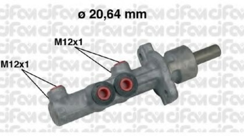 Pompa centrala, frana SKODA FABIA I (6Y2) (1999 - 2008) CIFAM 202-493 piesa NOUA