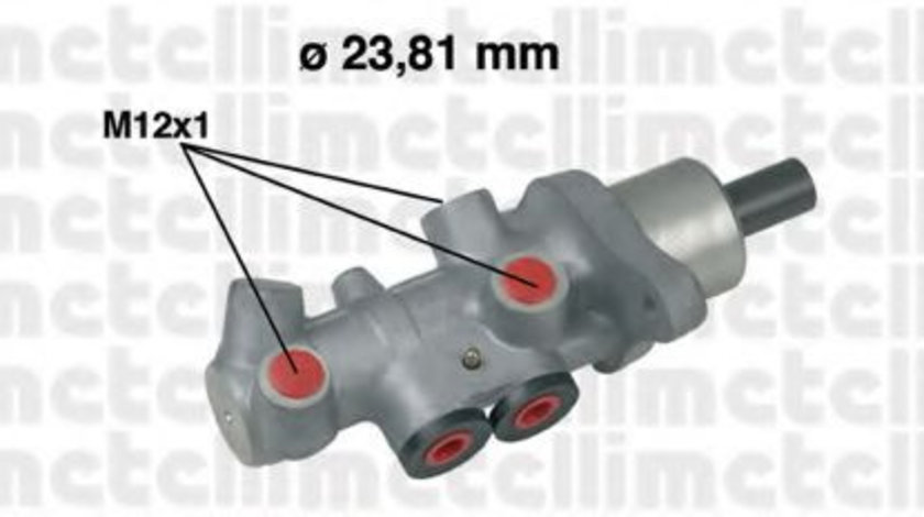 Pompa centrala, frana VW BORA Combi (1J6) (1999 - 2005) METELLI 05-0536 piesa NOUA