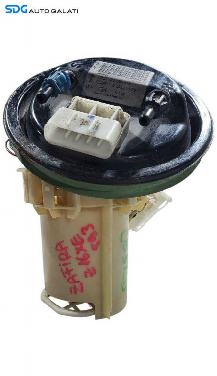 Pompa Combustibil Benzina cu Senzor Sonda Litrometrica Rezervor Opel Zafira A 1.8 16v 1999 - 2005 Cod 90581616 0580313062 (Maner desprins Partea de Jos Sparta ) [L7203]