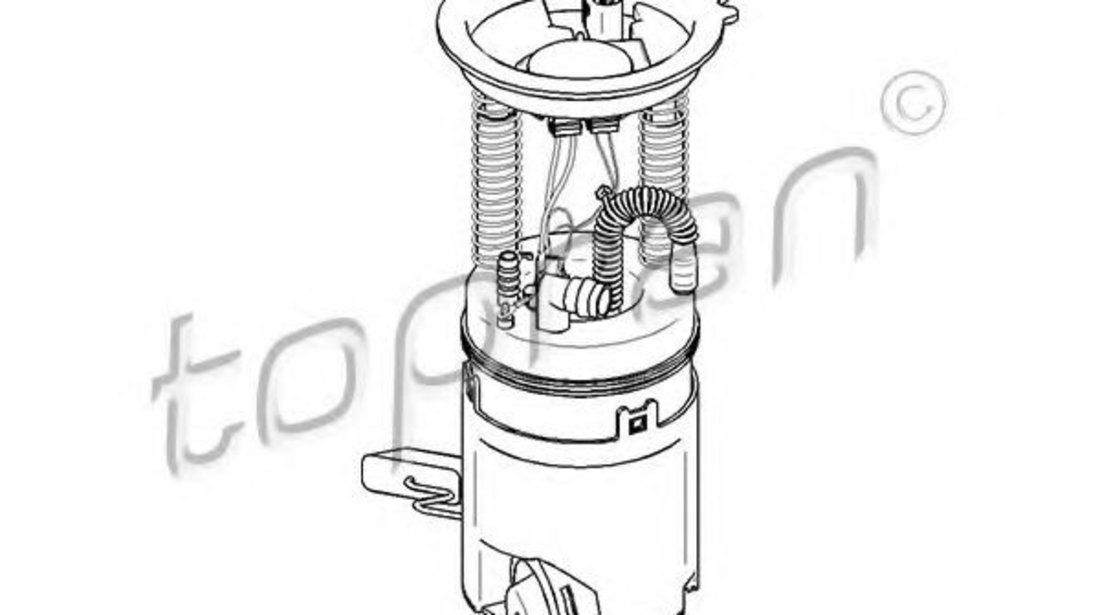 Pompa combustibil MERCEDES B-CLASS (W245) (2005 - 2011) TOPRAN 401 637 piesa NOUA