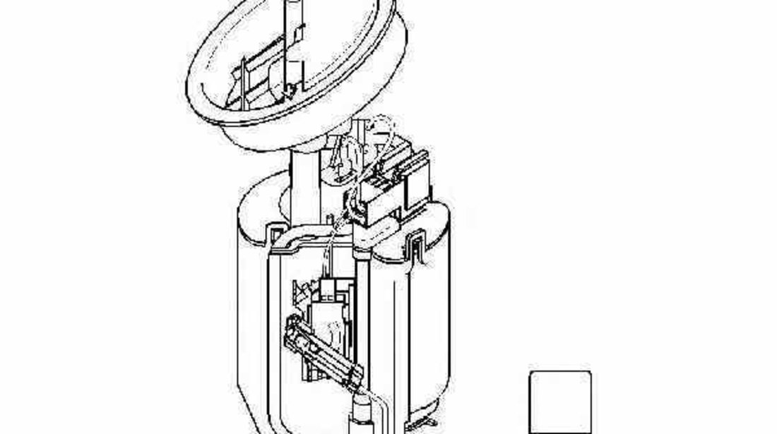 Pompa combustibil MERCEDES-BENZ C-CLASS W203 TOPRAN 401 636