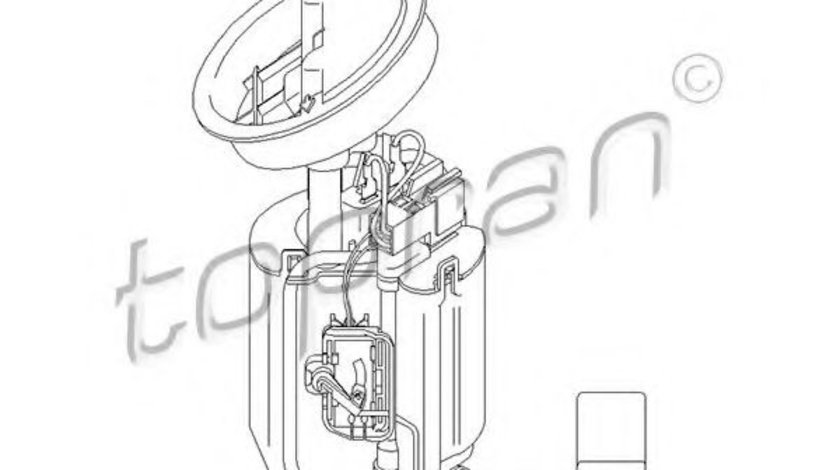 Pompa combustibil MERCEDES C-CLASS Sportscoupe (CL203) (2001 - 2011) TOPRAN 401 956 piesa NOUA