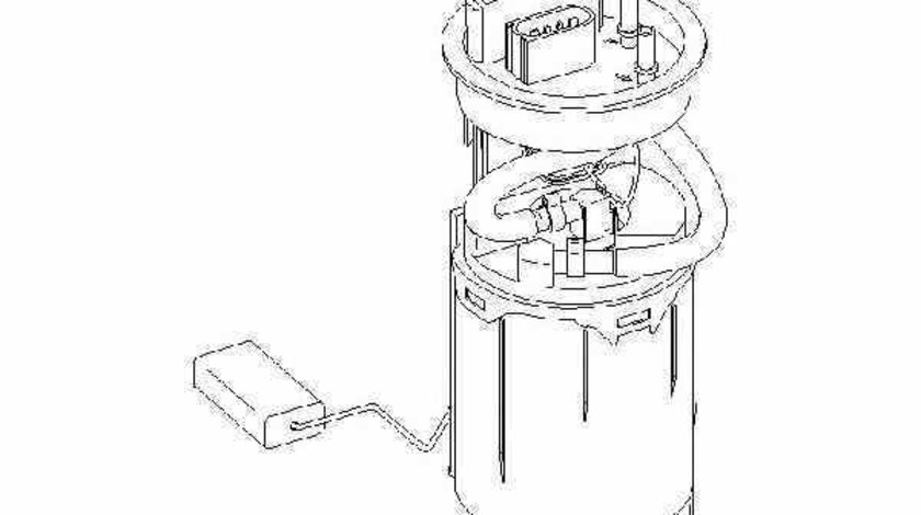 Pompa combustibil VW NEW BEETLE 9C1 1C1 TOPRAN 110 581