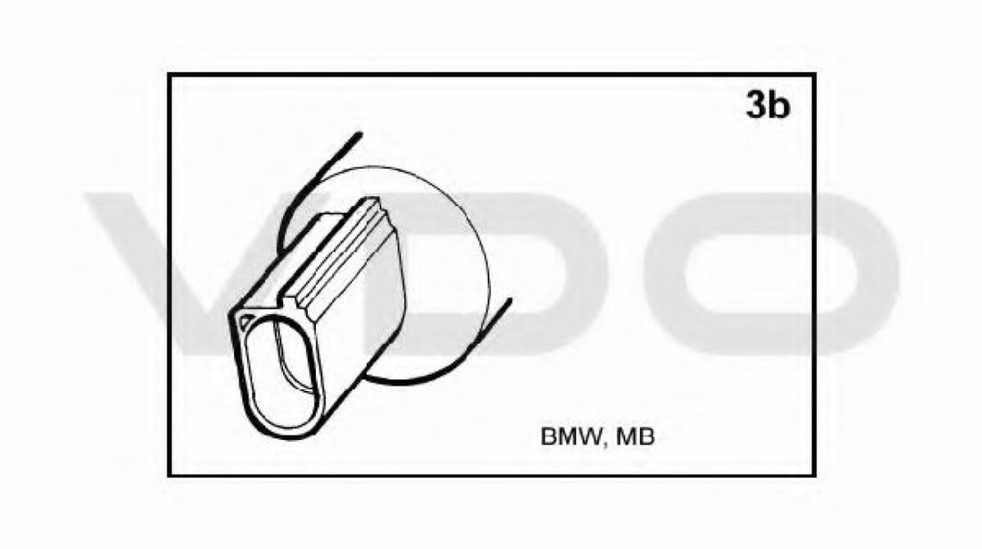 Pompa de apa,spalare faruri VW CADDY II Pick-up (9U7) (1996 - 2000) VDO 246-086-001-007Z piesa NOUA